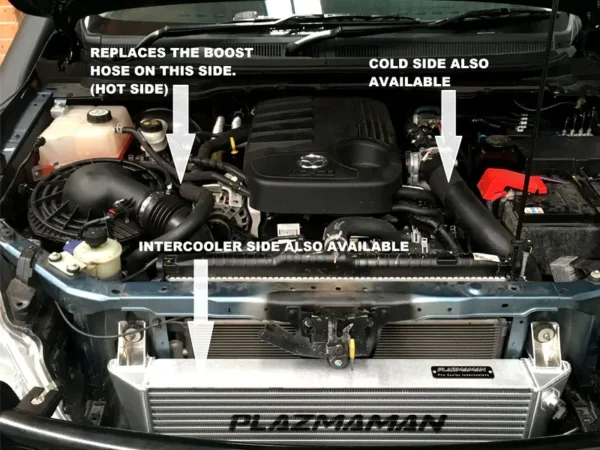 Plazmaman Hot Side Silicone Hose - Ford Ranger PX & Mazda BT-50 3.2L - Image 2