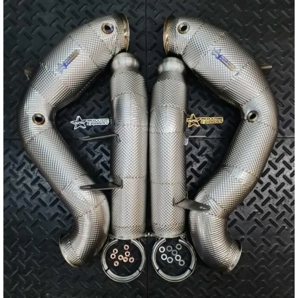 REDSTAR CATLESS DOWNPIPES - MERCEDES C63 (PRE-FACELIFT) W205