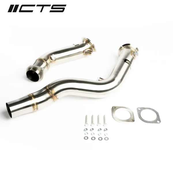 CTS TURBO 3″ Stainless Steel Downpipe BMW S55 F80 F82 F87 M3/M4/M2 COMPETITION