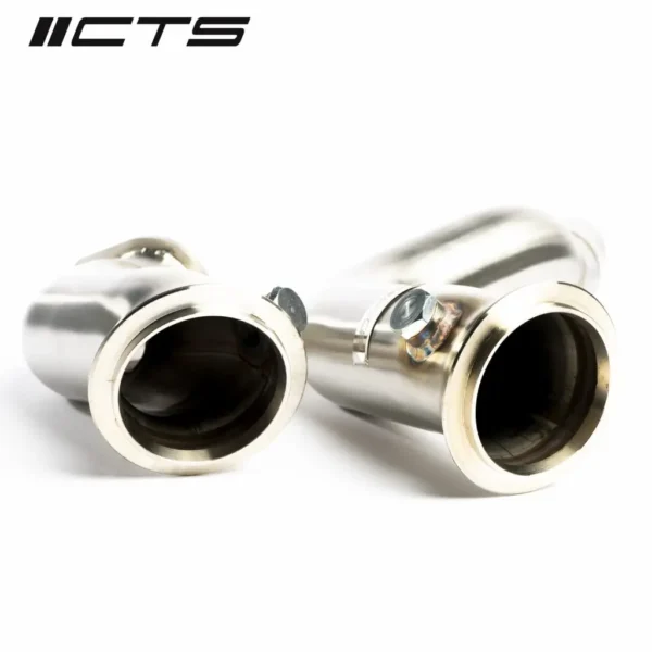 CTS TURBO 3″ Stainless Steel Downpipe BMW S55 F80 F82 F87 M3/M4/M2 COMPETITION - Image 2