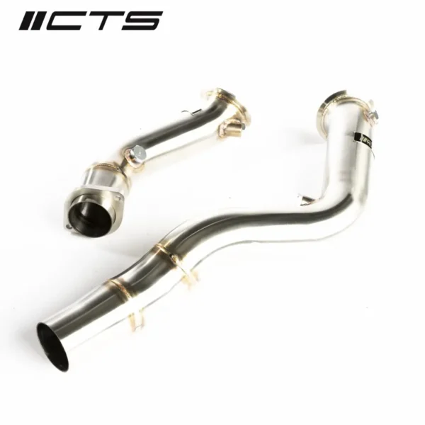 CTS TURBO 3″ Stainless Steel Downpipe BMW S55 F80 F82 F87 M3/M4/M2 COMPETITION - Image 3