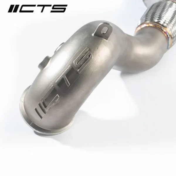 CTS Turbo 8V/8Y RS3 and 8S TTRS 2.5T EVO 3.5″ Single High-flow Cat - Image 3