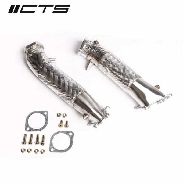 CTS Turbo Nissan R35 GT-R Cast Stainless Steel 3.5″ Downpipes - Image 2