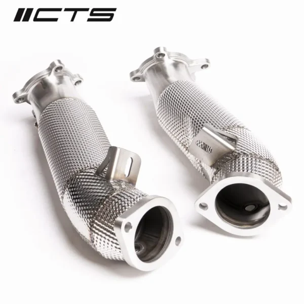 CTS Turbo Nissan R35 GT-R Cast Stainless Steel 3.5″ Downpipes - Image 3